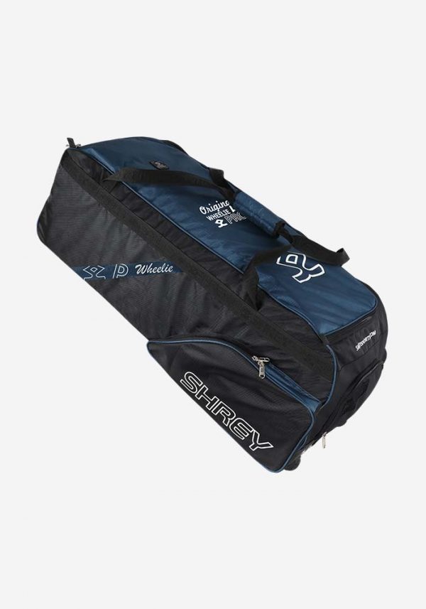 Shrey Pro Wheelie Bag Black/Blue - Image 2