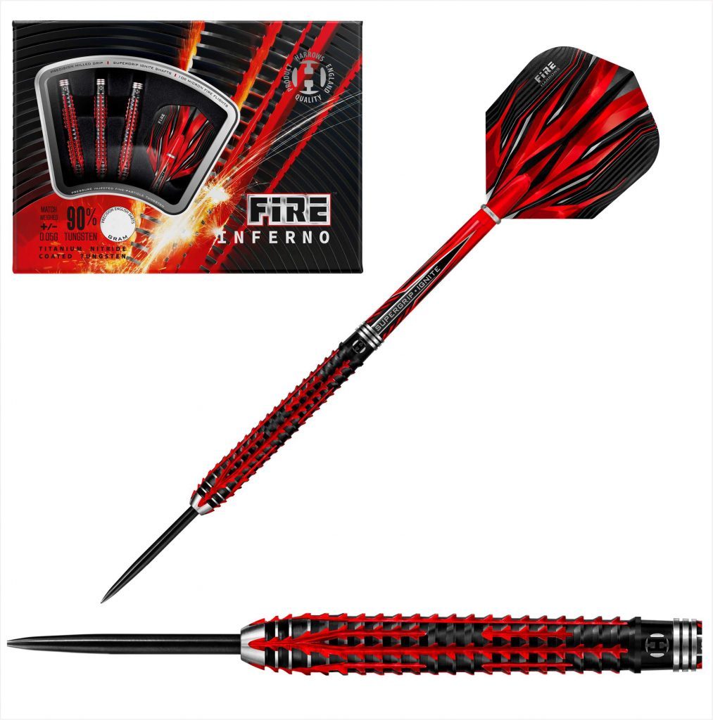 Harrows Fire Inferno Tungsten Darts Romida