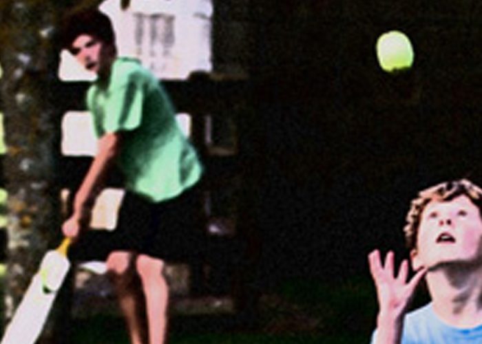 kids playing cricket