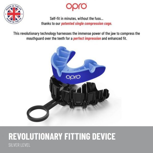 Opro Silver Mouth Guard Clear - Image 4