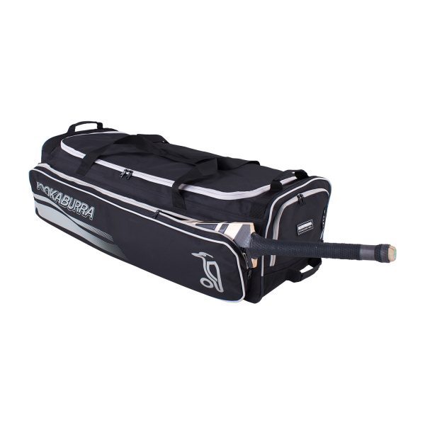 Kookaburra 4500 Wheelie Bag (2024) Black/Grey - Image 3