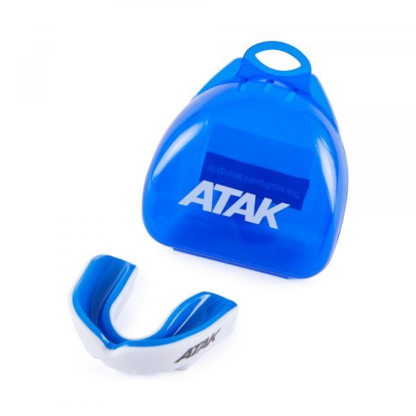 Atak Fortis Gel Mouthguard Blue/White - Image 2