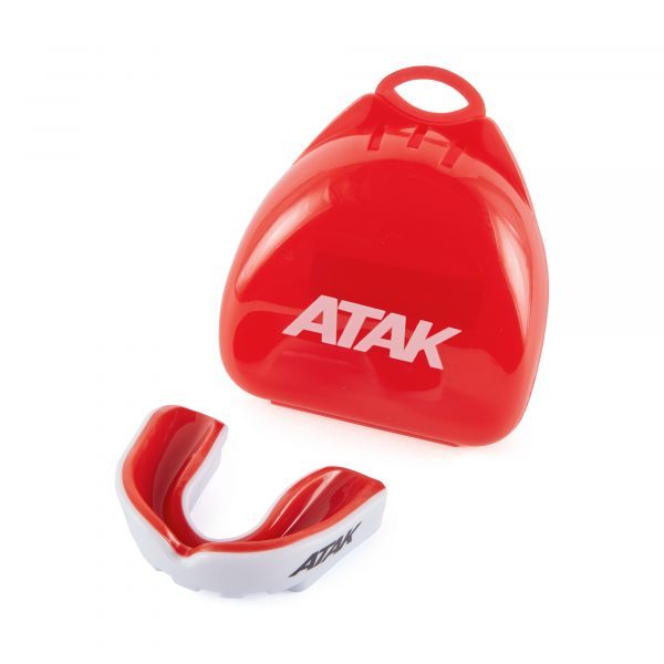 Atak Fortis Gel Mouthguard Red/White - Image 2