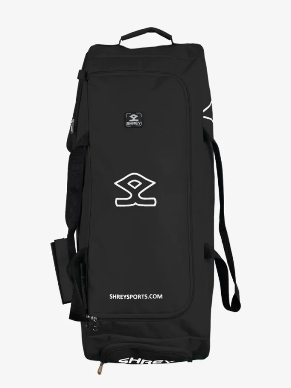 Shrey Ryder Wheelie Bag- Black - Image 5