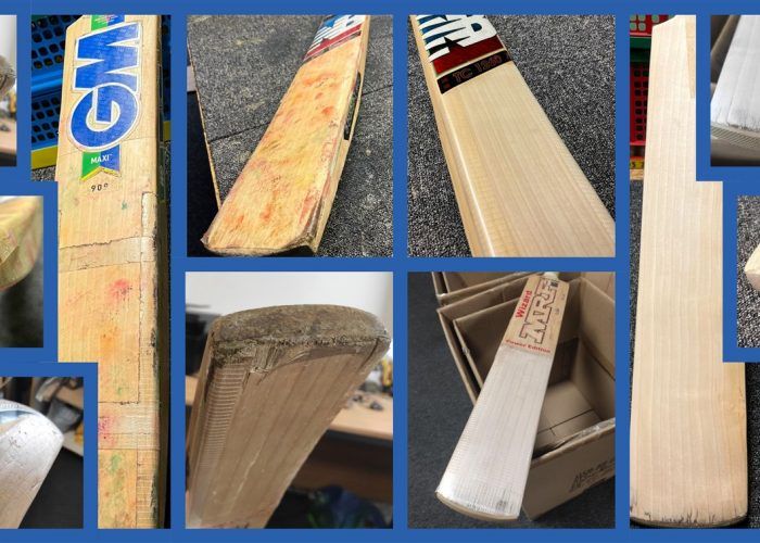 How do you refurbish a cricket bat?