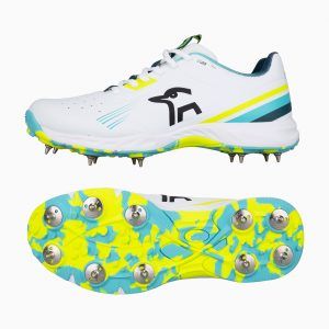 Kookaburra KC 3.0 Junior Spike Shoe Aqua/Yellow (2026)