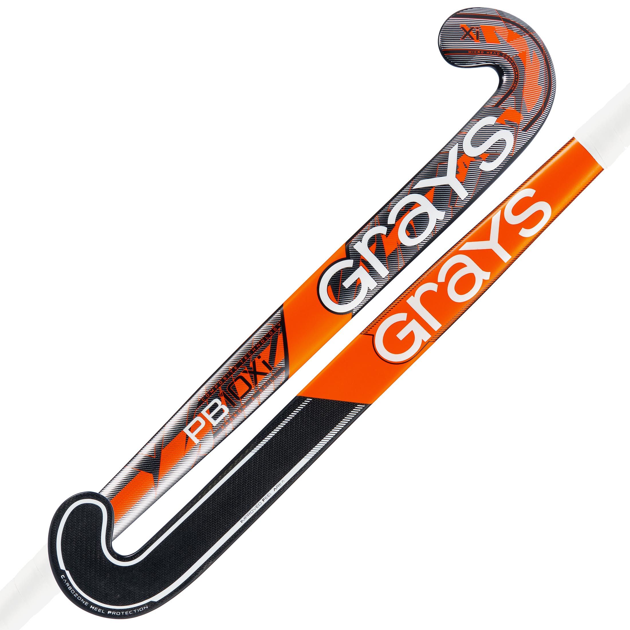 Grays PB10Xi Probow BK/ORG Indoor Hockey Stick